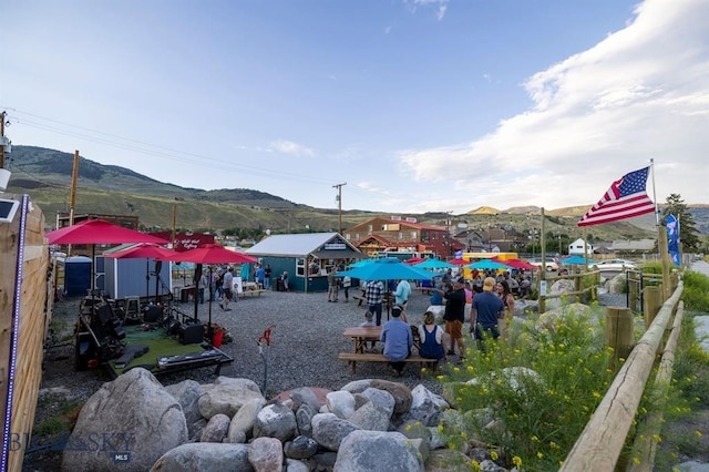 14 Peters Ln, Gardiner, MT 59030 - view of yard with a mountain view