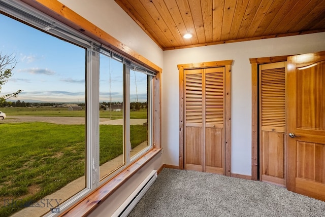 181 Pheasant Ln, Belgrade, MT 59714 - unfurnished sunroom featuring a baseboard heating unit