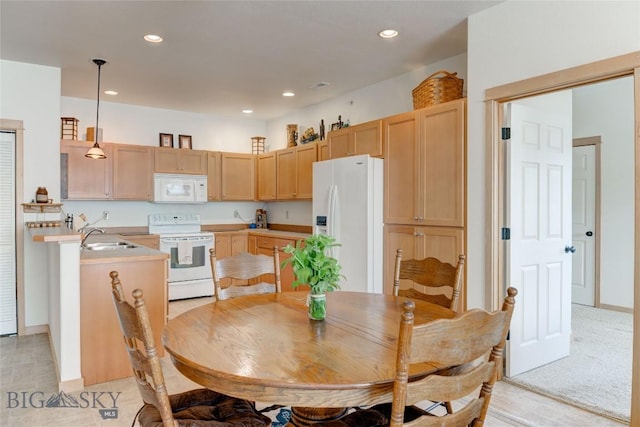 2221 Willow Unit 201-B, Livingston, MT 59047 - dining room featuring recessed lighting