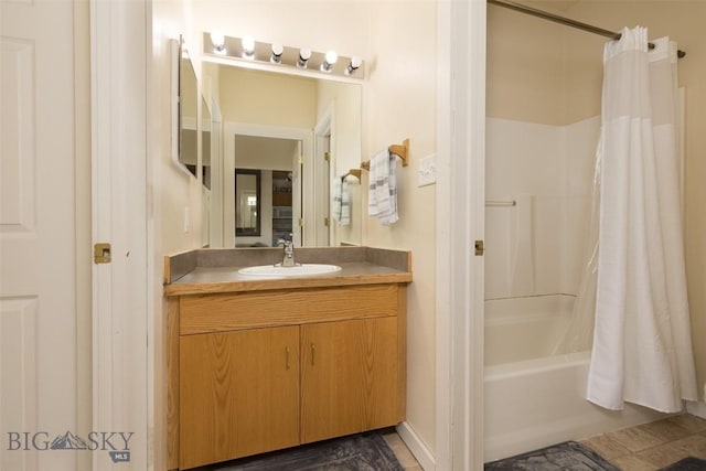 120 Firelight Dr Unit C10, Big Sky, MT 59716 - full bath with vanity and shower / bathtub combination with curtain
