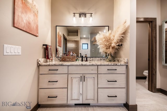 16 Tight Loop Dr, Bozeman, MT 59718 - bathroom with vanity and toilet