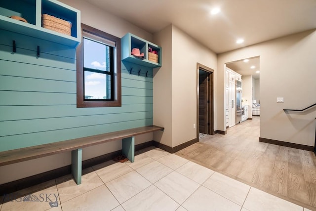 16 Tight Loop Dr, Bozeman, MT 59718 - mudroom with recessed lighting and light wood-style flooring