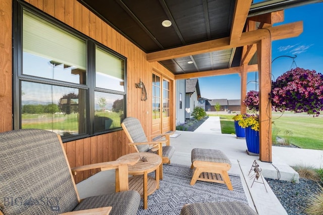 16 Tight Loop Dr, Bozeman, MT 59718 - view of patio featuring french doors