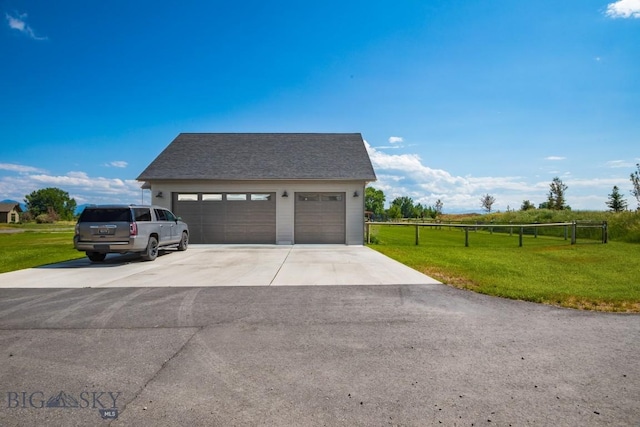 16 Tight Loop Dr, Bozeman, MT 59718 - garage with concrete driveway