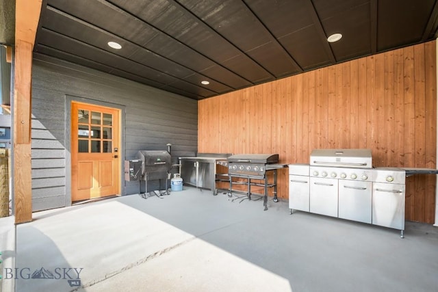 16 Tight Loop Dr, Bozeman, MT 59718 - view of patio with an outdoor kitchen