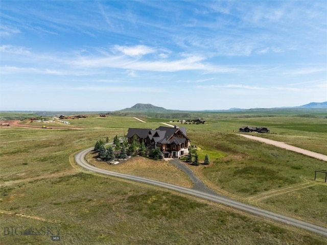 155 Peacemaker Ridge Rd, Belt, MT 59412 - aerial view of sparsely populated area with a mountainous background