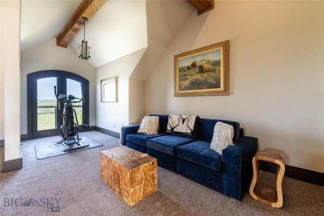 155 Peacemaker Ridge Rd, Belt, MT 59412 - living area with carpet and arched walkways