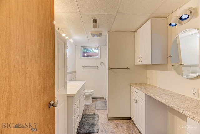425 Russell, Helena, MT 59602 - full bath featuring vanity and a paneled ceiling