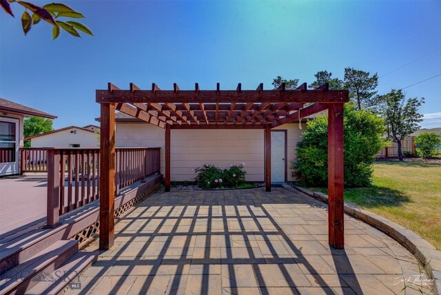 425 Russell, Helena, MT 59602 - view of patio / terrace featuring a pergola