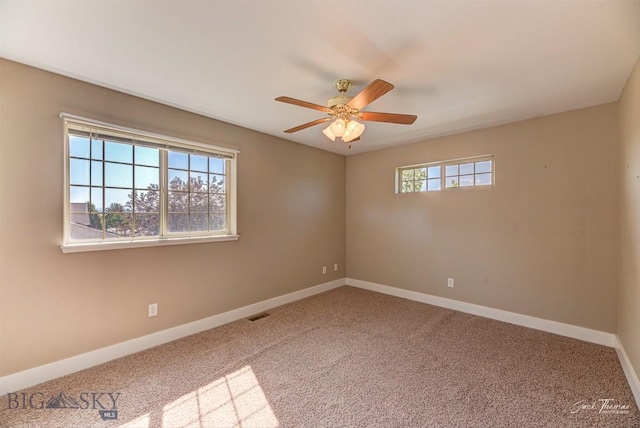 9 Sand Piper, Helena, MT 59602 - carpeted spare room featuring baseboards and a ceiling fan