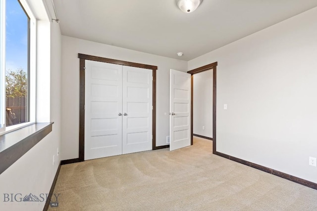 343 Stewart Loop, Bozeman, MT 59718 - unfurnished bedroom featuring light carpet, multiple windows, and a closet