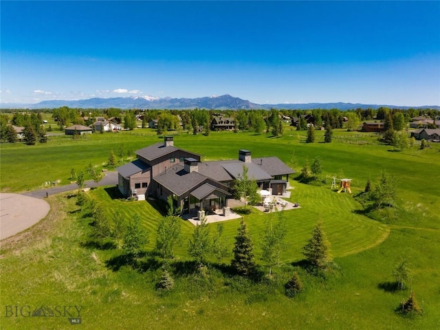 75 Vera Ct, Bozeman, MT 59718 - view from above of property with mountains