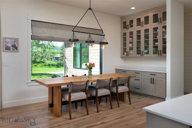 75 Vera Ct, Bozeman, MT 59718 - dining area featuring light wood-style floors and recessed lighting