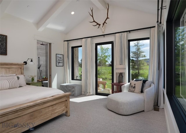 75 Vera Ct, Bozeman, MT 59718 - carpeted bedroom featuring access to exterior