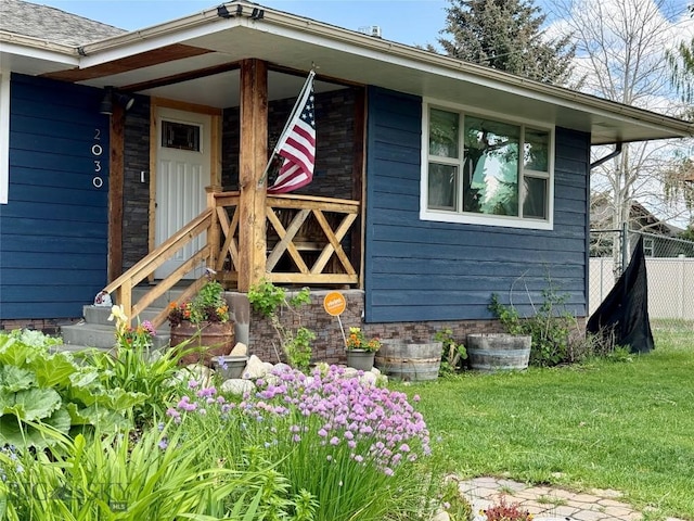 2030 Adams Ave, Butte, MT 59701 - property entrance featuring covered porch