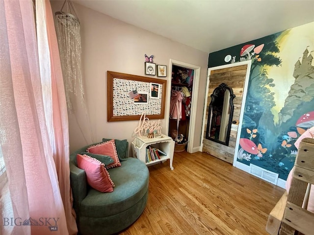 2030 Adams Ave, Butte, MT 59701 - living area with wood finished floors and baseboards