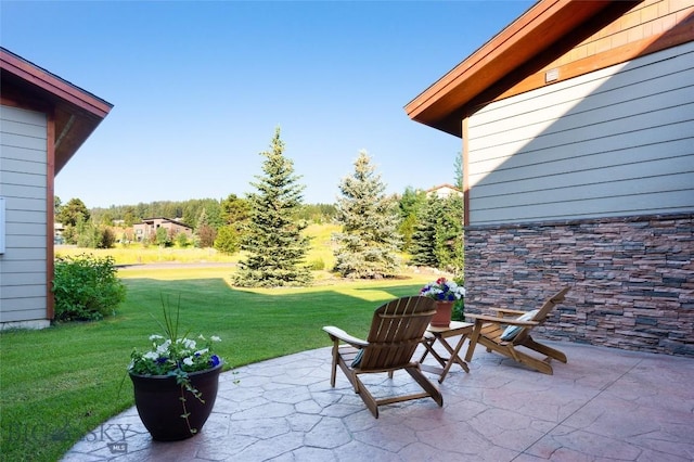 3140 Two Moons Rd, Big Sky, MT 59716 - view of patio / terrace