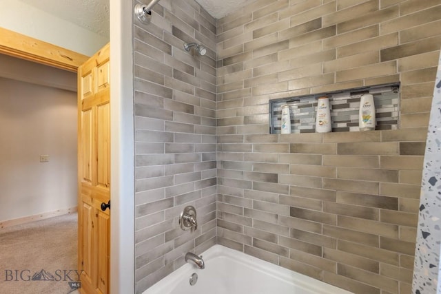 3140 Two Moons Rd, Big Sky, MT 59716 - full bathroom with bathtub / shower combination and baseboards