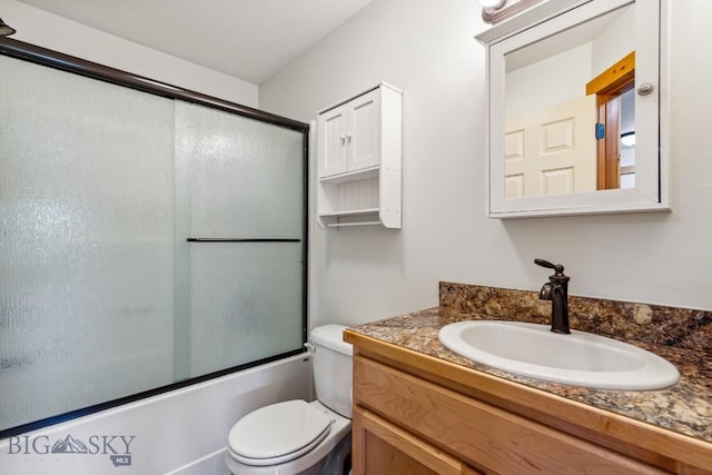 418 May Ln, Belgrade, MT 59714 - bathroom with vanity and combined bath / shower with glass door