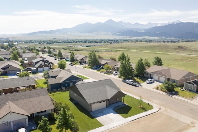 702 Pleiades, Livingston, MT 59047 - aerial view of residential area with a mountain backdrop