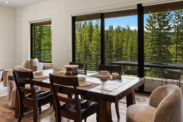 544 Grey Drake, Big Sky, MT 59716 - dining area featuring wood finished floors