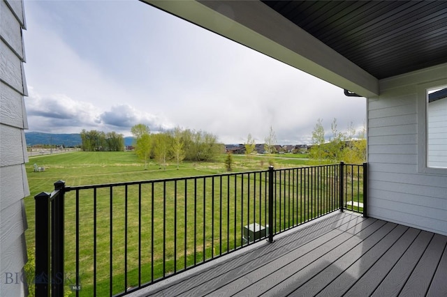 1942 Southbridge Unit B, Bozeman, MT 59718 - wooden terrace with a yard