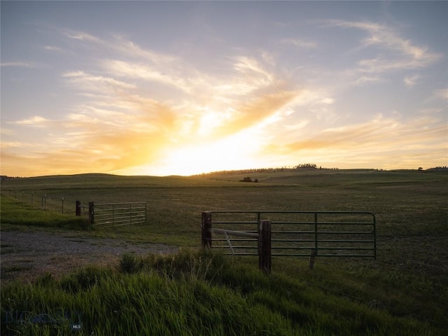 802 Deadmans Canyon Rd, Reed Point, MT 59069 - view of yard featuring a rural view