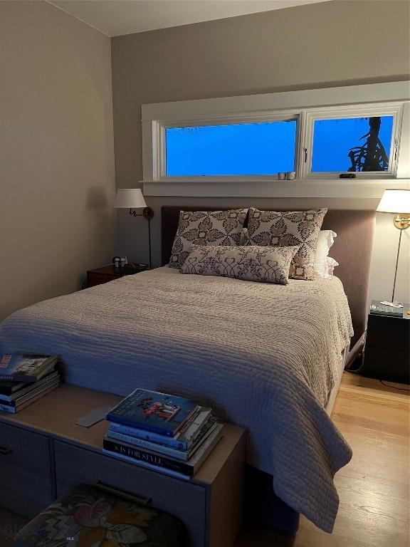 802 Deadmans Canyon Rd, Reed Point, MT 59069 - bedroom with light wood-style flooring