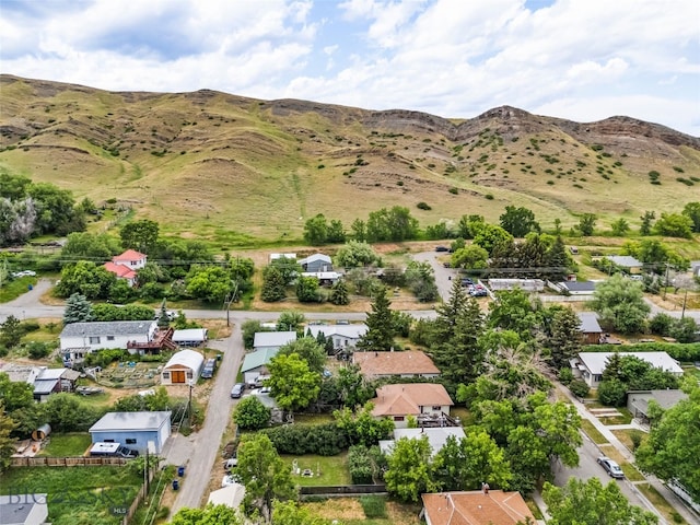 523 N I St, Livingston, MT 59047 - bird's eye view of a mountain backdrop