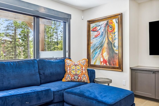 146 Outlook Trl, Big Sky, MT 59716 - sitting room featuring light wood finished floors
