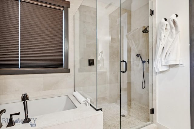 146 Outlook Trl, Big Sky, MT 59716 - full bath featuring a bath and a shower stall
