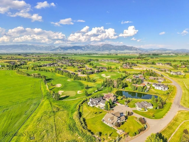 33 Oasis Trl, Bozeman, MT 59718 - aerial view of residential area featuring a water and mountain view