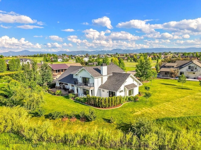 33 Oasis Trl, Bozeman, MT 59718 - aerial perspective of suburban area featuring mountains