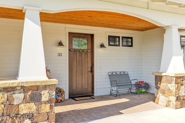 33 Oasis Trl, Bozeman, MT 59718 - view of exterior entry with covered porch