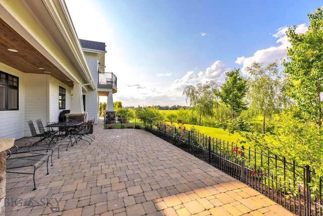 33 Oasis Trl, Bozeman, MT 59718 - patio / terrace featuring a patio and outdoor dining area