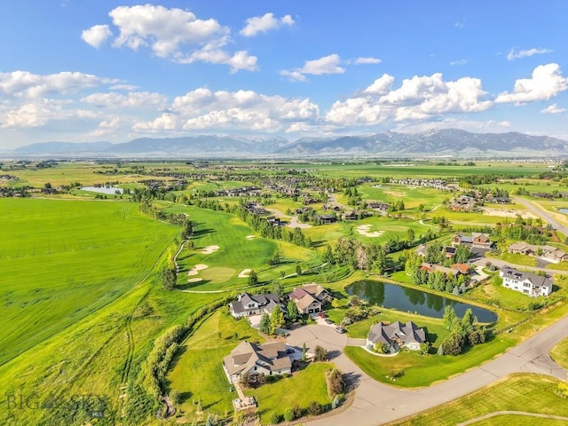 33 Oasis Trl, Bozeman, MT 59718 - aerial perspective of suburban area featuring a water and mountain view