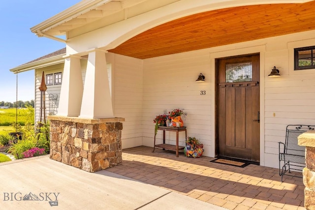33 Oasis Trl, Bozeman, MT 59718 - entrance to property with covered porch