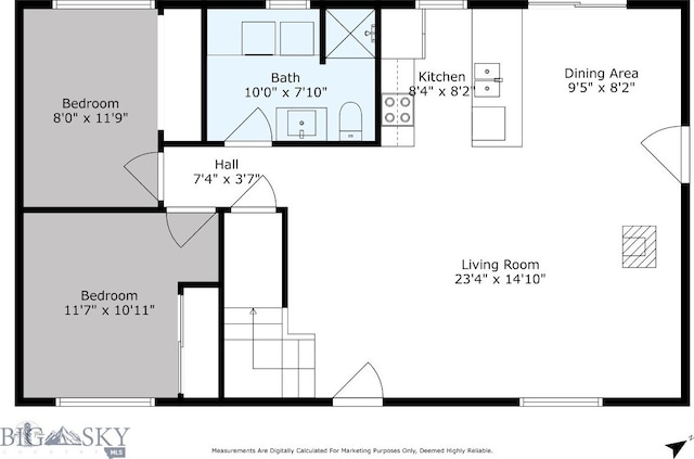 740 Linda Ln, Three Forks, MT 59752 - view of room layout