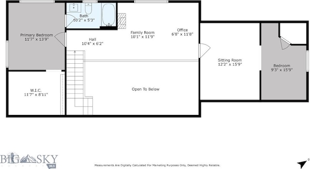 740 Linda Ln, Three Forks, MT 59752 - view of floor plan / room layout