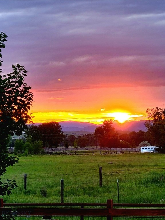 740 Linda Ln, Three Forks, MT 59752 - view of yard featuring a mountain view and a view of rural / pastoral area