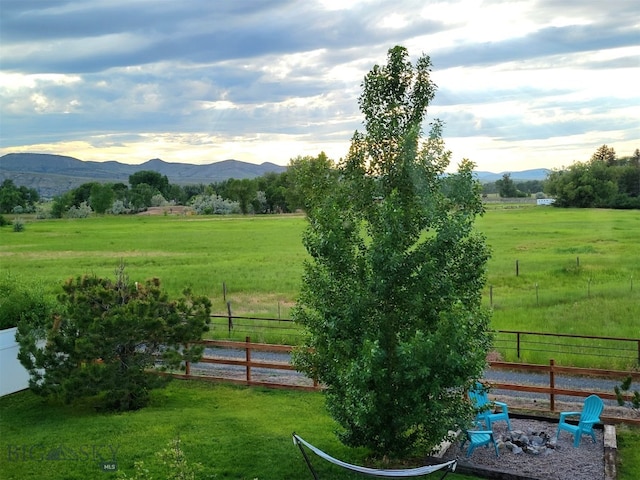 740 Linda Ln, Three Forks, MT 59752 - view of yard with a view of countryside and a mountain view