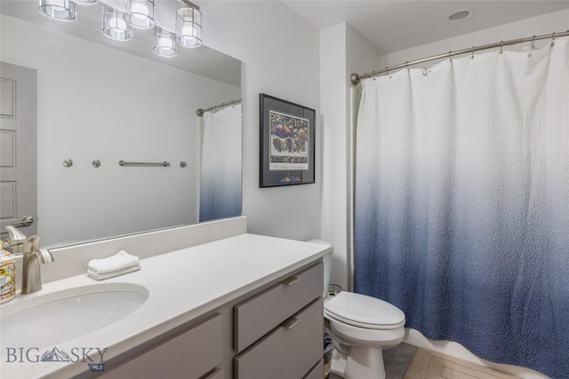 26 Locomotive Loop, Bozeman, MT 59718 - bathroom featuring vanity and curtained shower