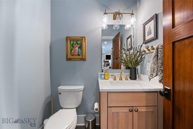 425 S Yellowstone St, Livingston, MT 59047 - bathroom with toilet and vanity