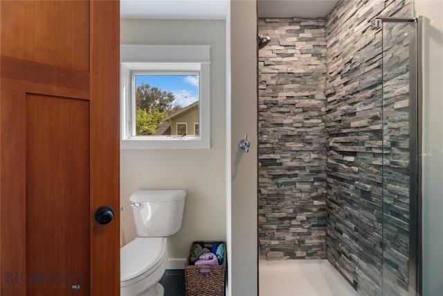 425 S Yellowstone St, Livingston, MT 59047 - bathroom with a stall shower and toilet