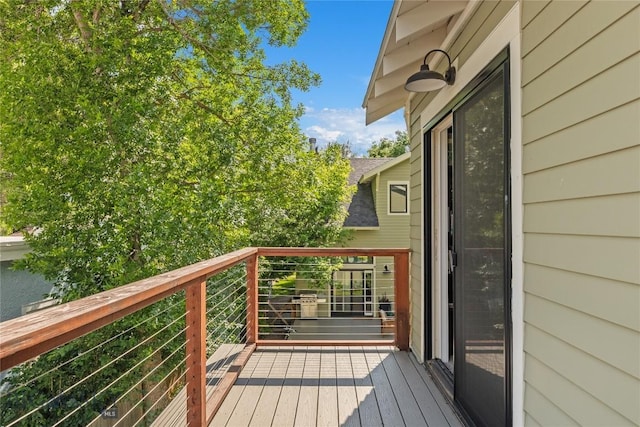 425 S Yellowstone St, Livingston, MT 59047 - view of wooden deck