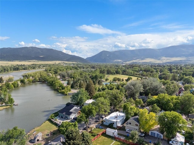 425 S Yellowstone St, Livingston, MT 59047 - drone / aerial view of a water and mountain view