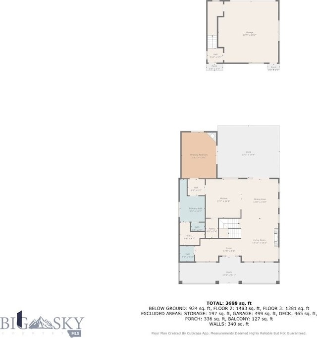 425 S Yellowstone St, Livingston, MT 59047 - view of room layout