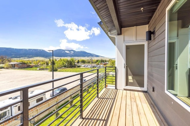 2221F Willow Unit 104, Livingston, MT 59047 - balcony featuring a mountain view