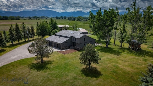 3640 Jagar Ln, Bozeman, MT 59718 - aerial view of sparsely populated area with mountains