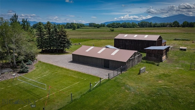 3640 Jagar Ln, Bozeman, MT 59718 - aerial view of sparsely populated area with a mountain backdrop